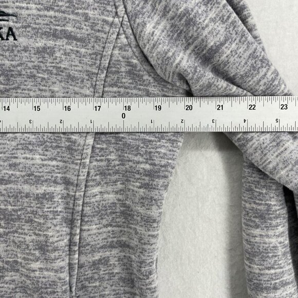 Renegade Club Sweatshirt Mens M Gray Heather Logo Button Front Pullover Hoodie - Picture 3 of 12